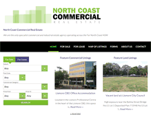 Tablet Screenshot of northcoastcommercial.com.au